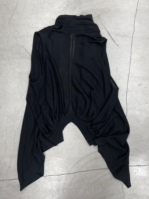 ANN DEMEULEMEESTER 2010 DRAPE VEST