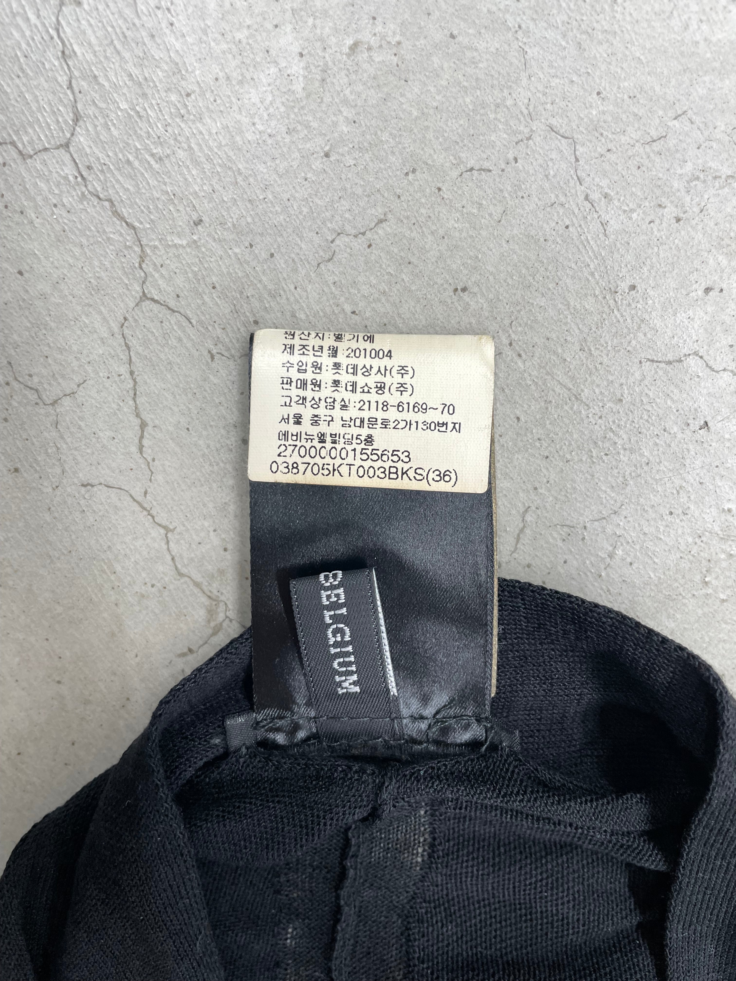 ANN DEMEULEMEESTER 2010 DRAPE VEST