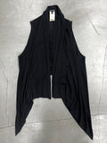 ANN DEMEULEMEESTER 2010 DRAPE VEST