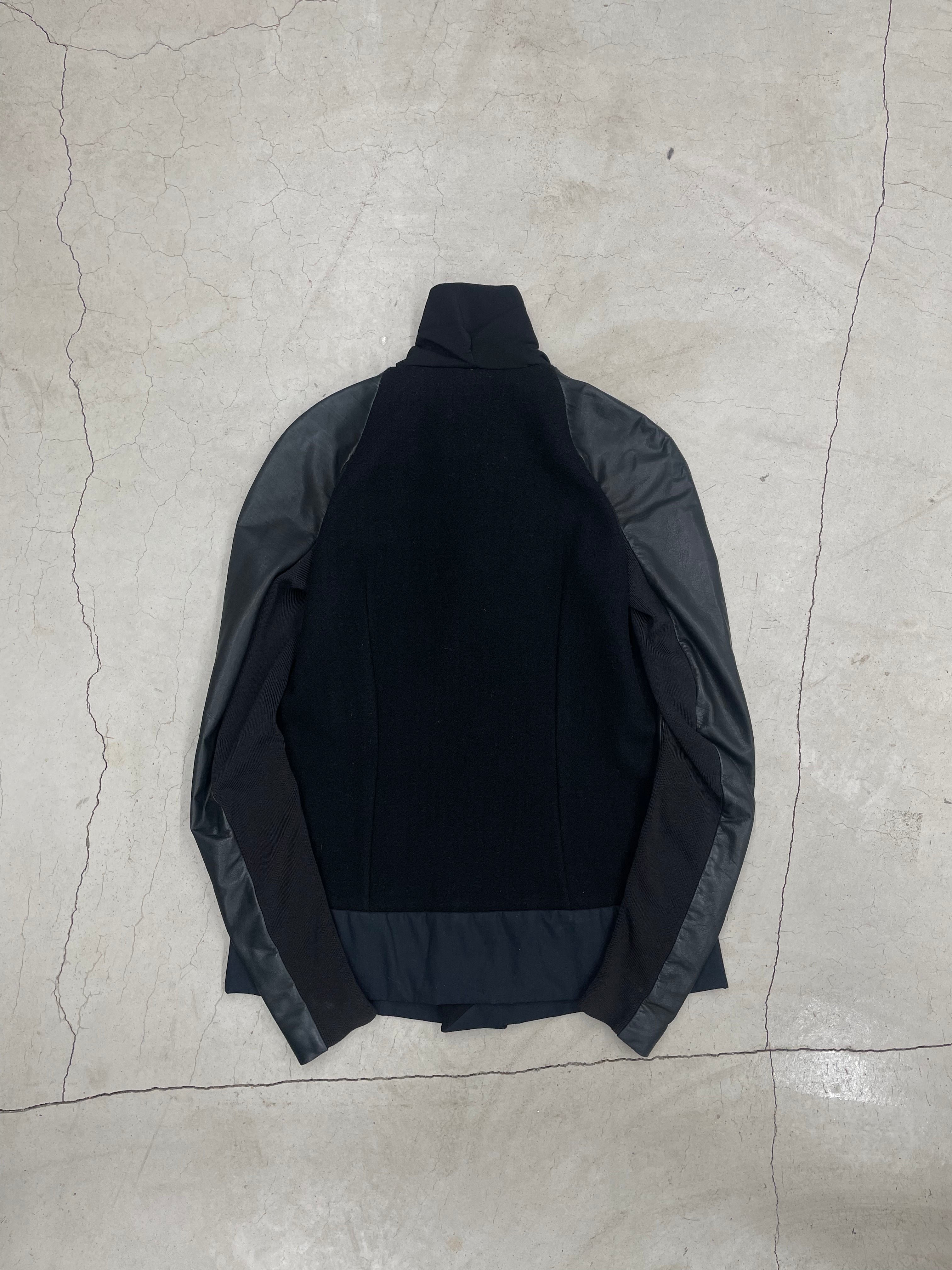 Rick Owens AW12 Cow leather sleeve jacket