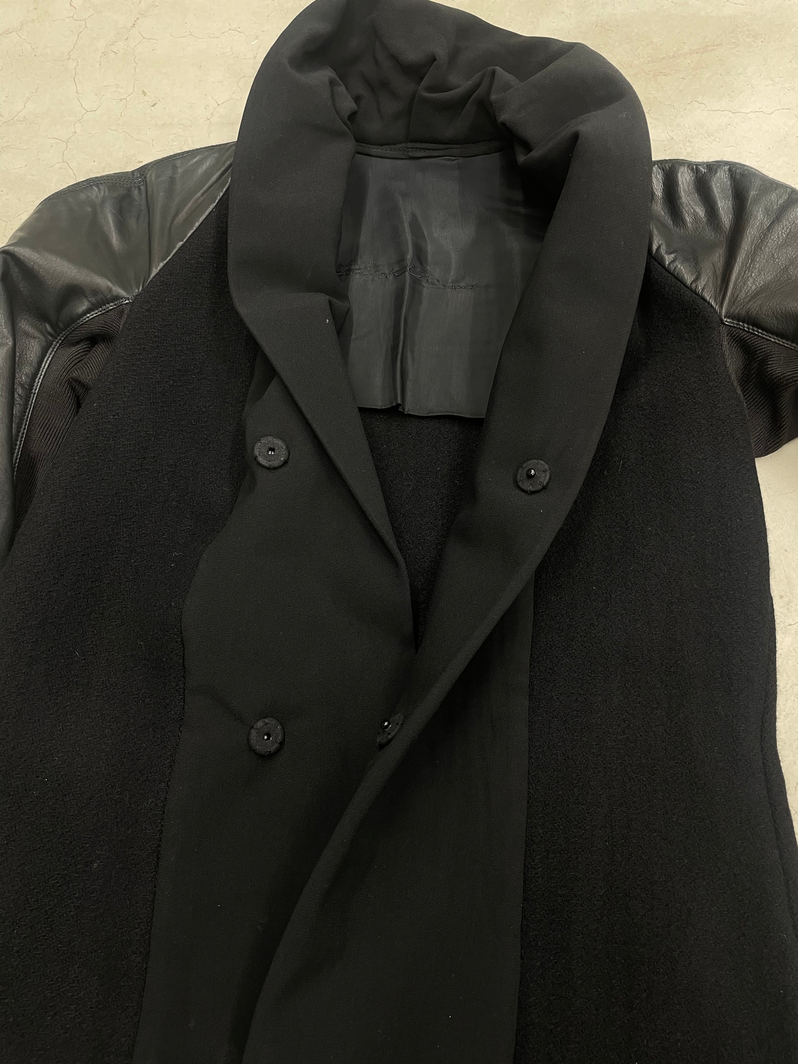 Rick Owens AW12 Cow leather sleeve jacket