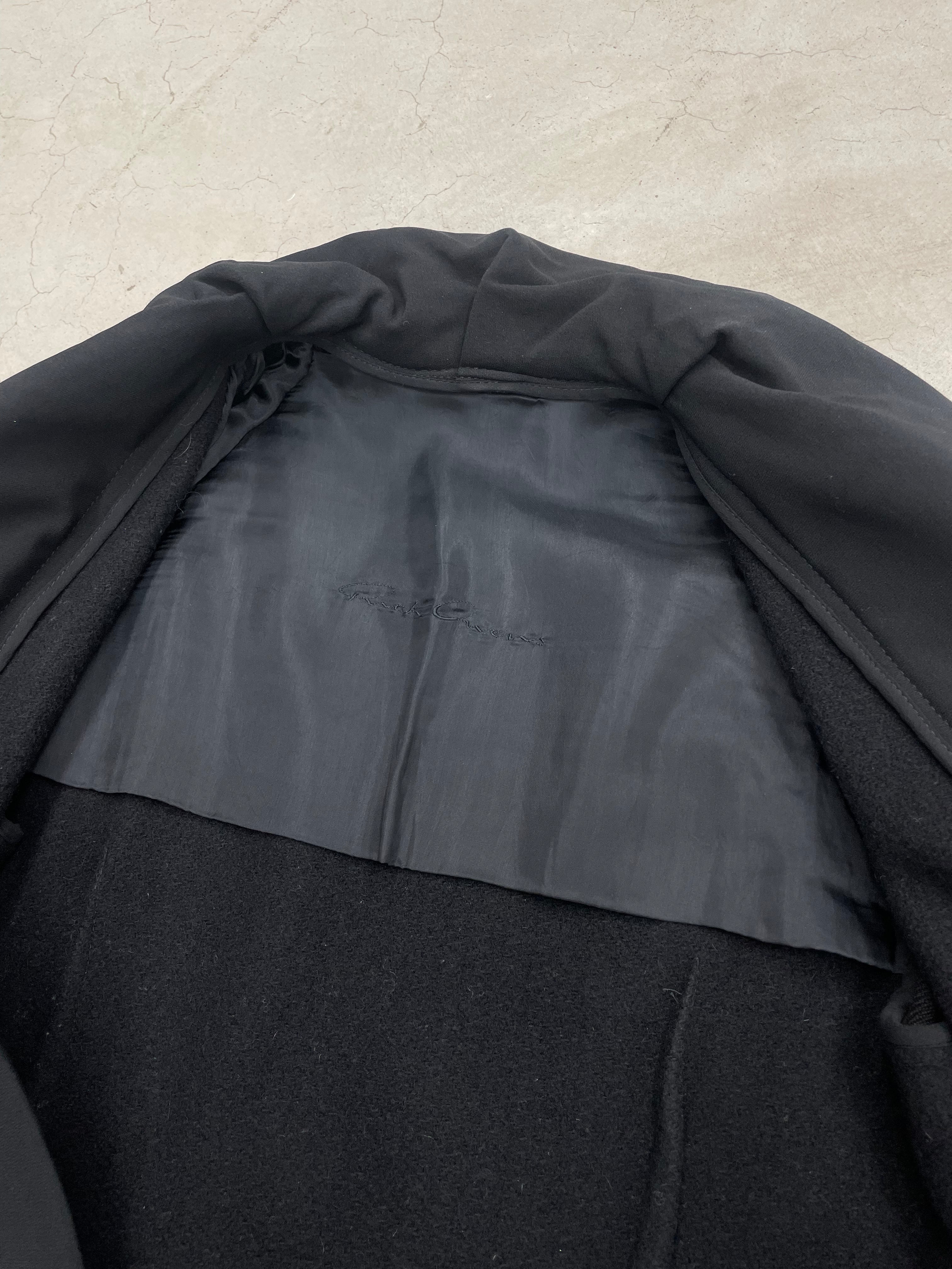 Rick Owens AW12 Cow leather sleeve jacket