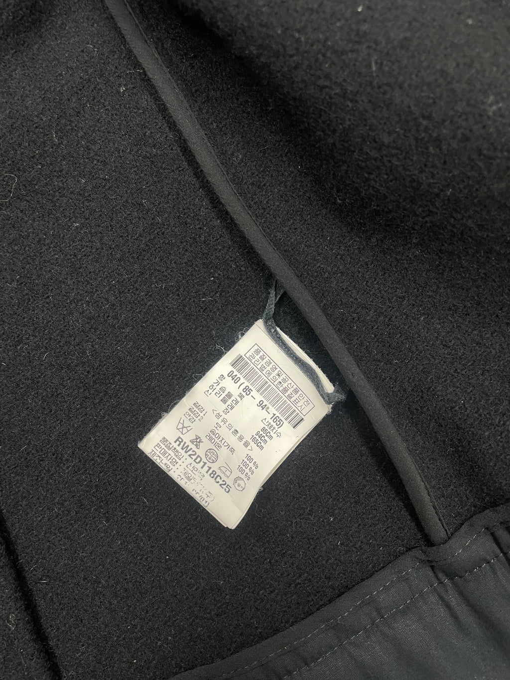 Rick Owens AW12 Cow leather sleeve jacket