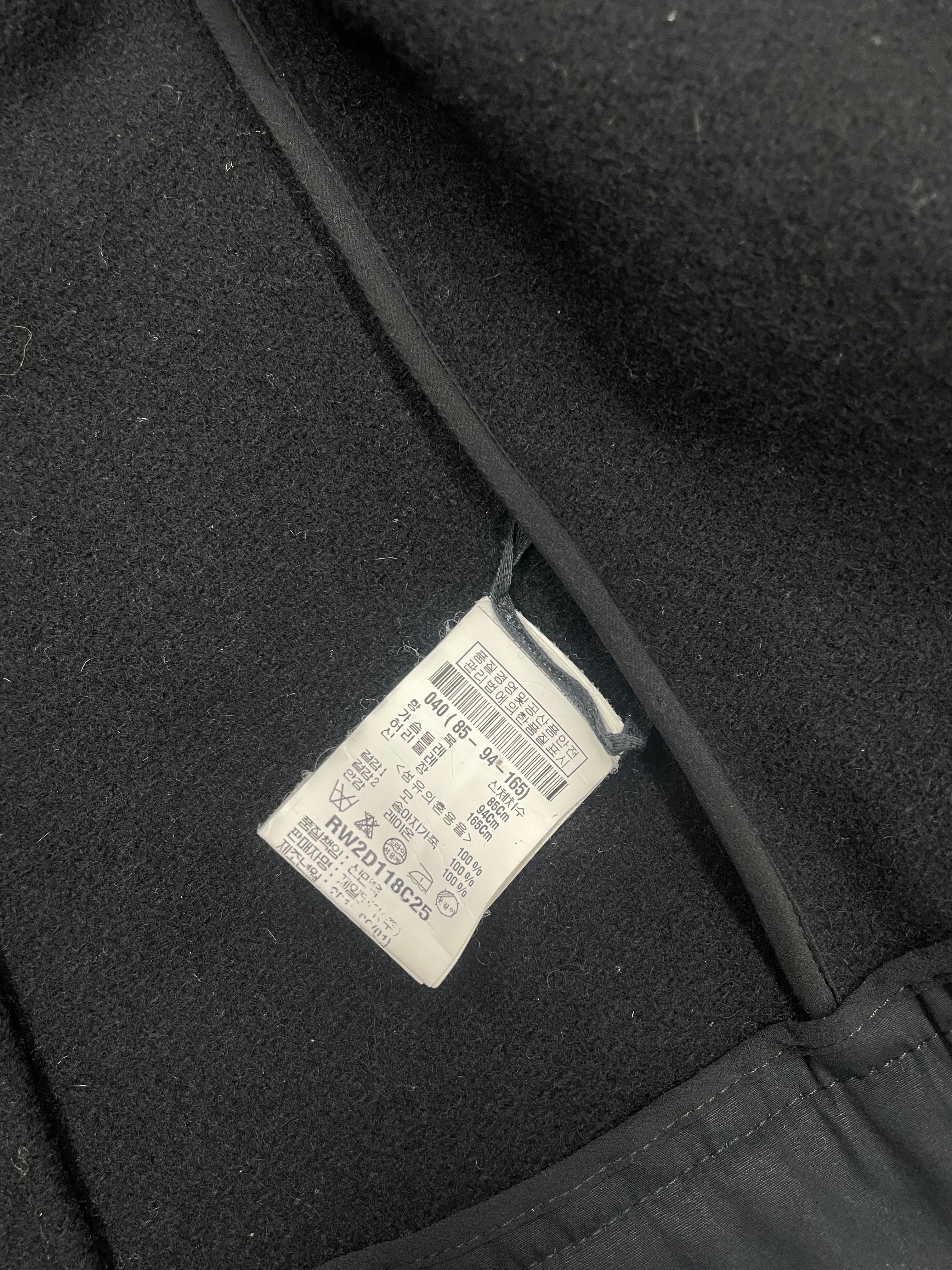 Rick Owens AW12 Cow leather sleeve jacket