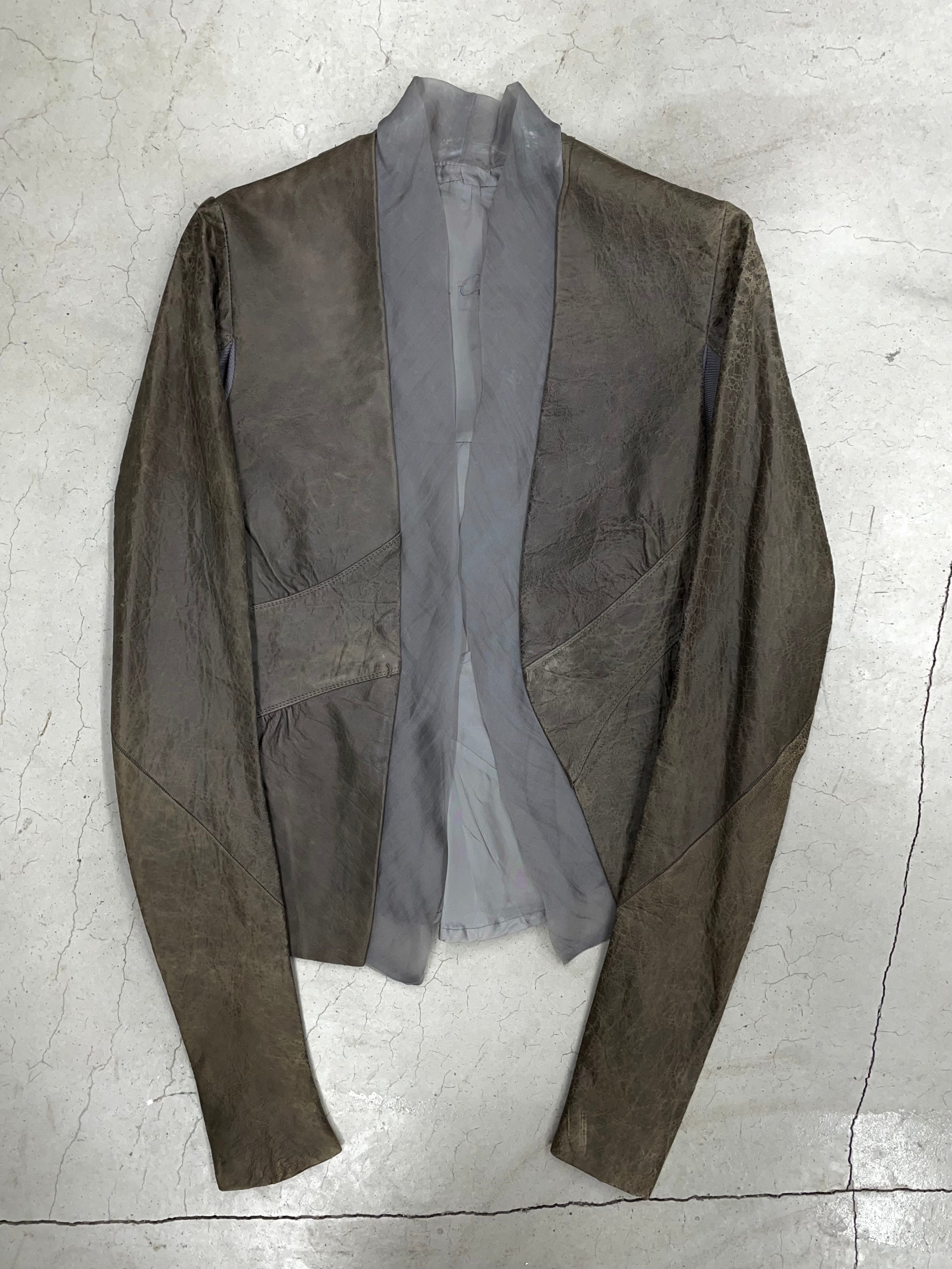 Rick Owens 2010 Olmar and Mirta Leather Jacket (38)