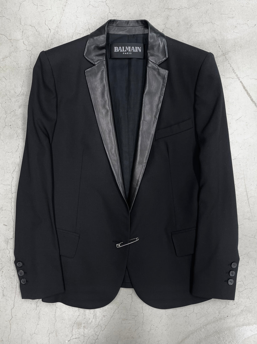 Balmain SS11 Christophe Decarnin Safetypin Blazer (36)