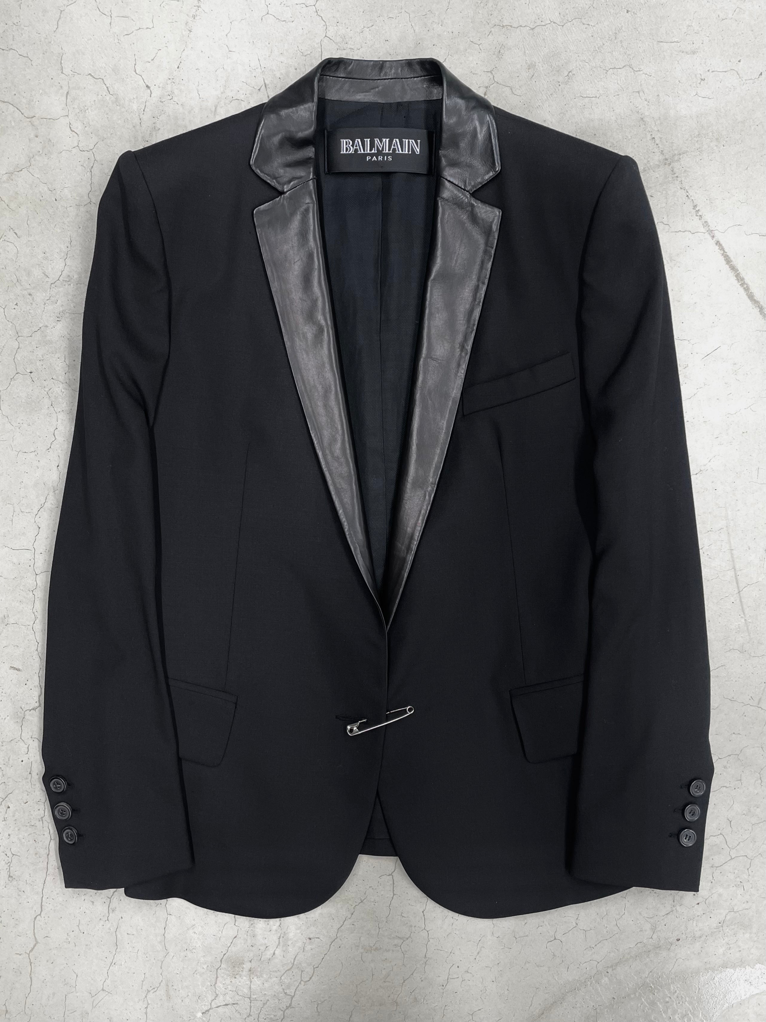 Balmain SS11 Christophe Decarnin Safetypin Blazer (36)
