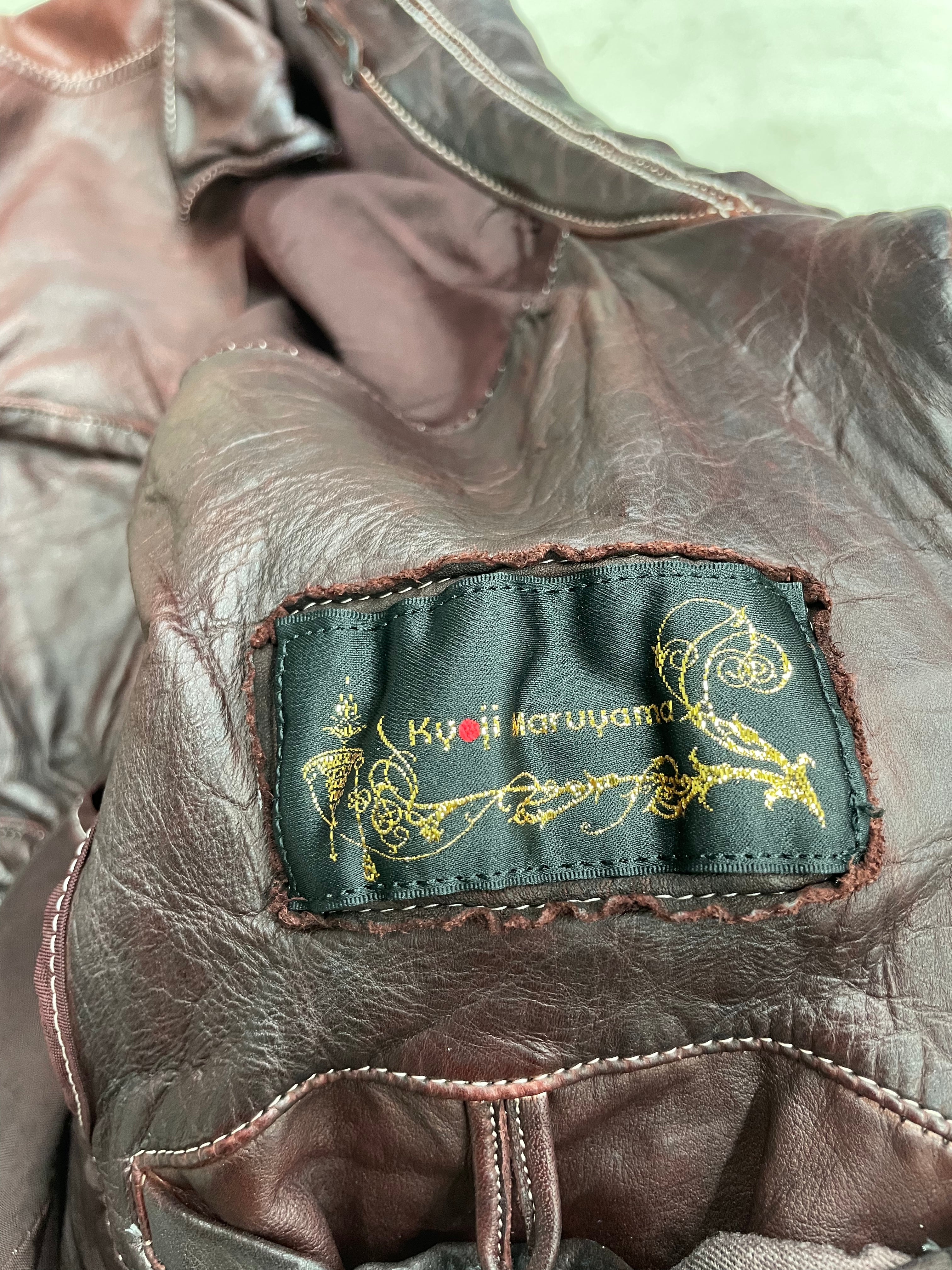 00's Kyoji Maruyama Leather Jacket – WEMETAL ARCHIVE