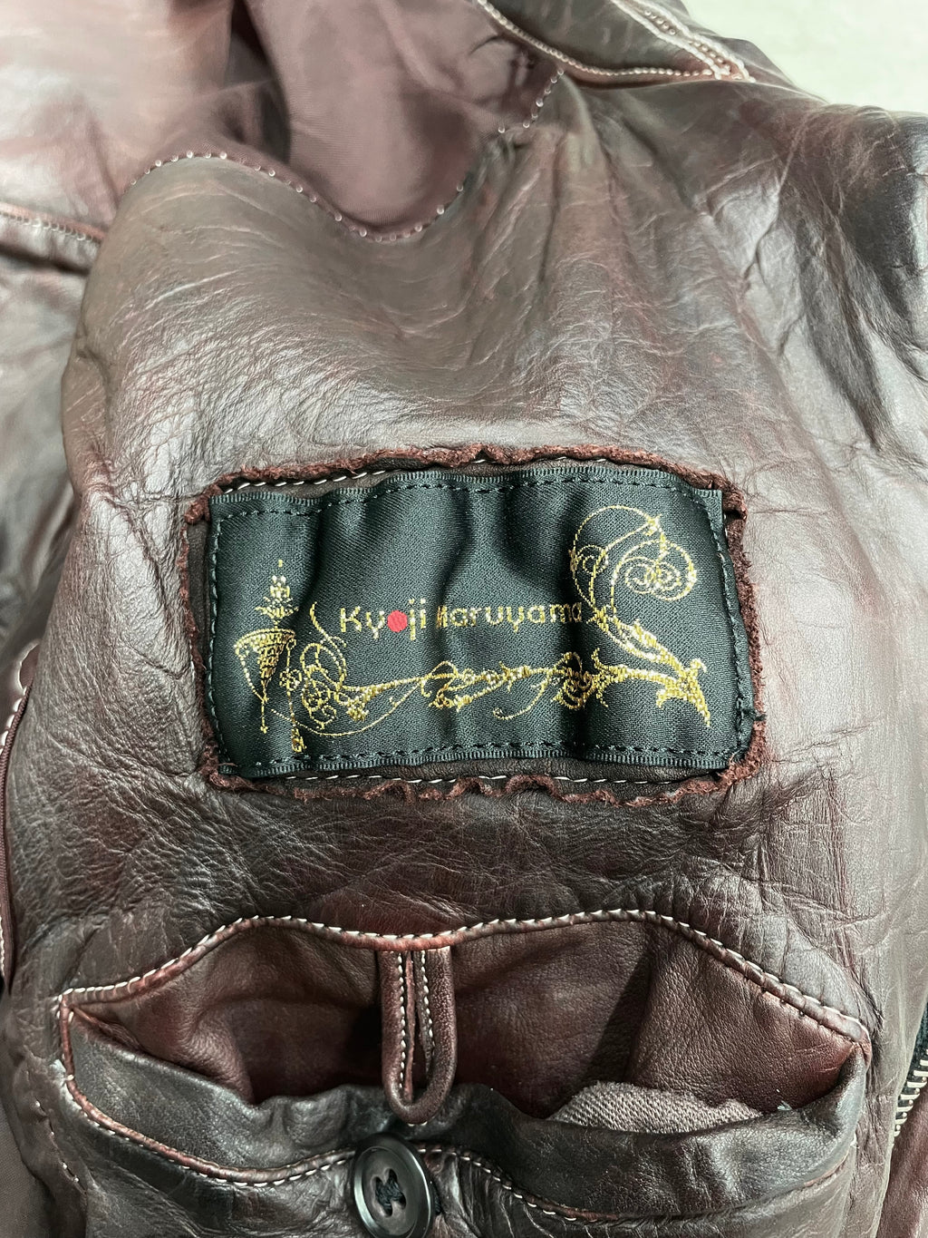 00‘s Kyoji Maruyama Leather Jacket